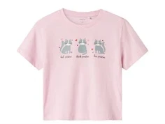 Name It t-shirt sweet dreams med katte 